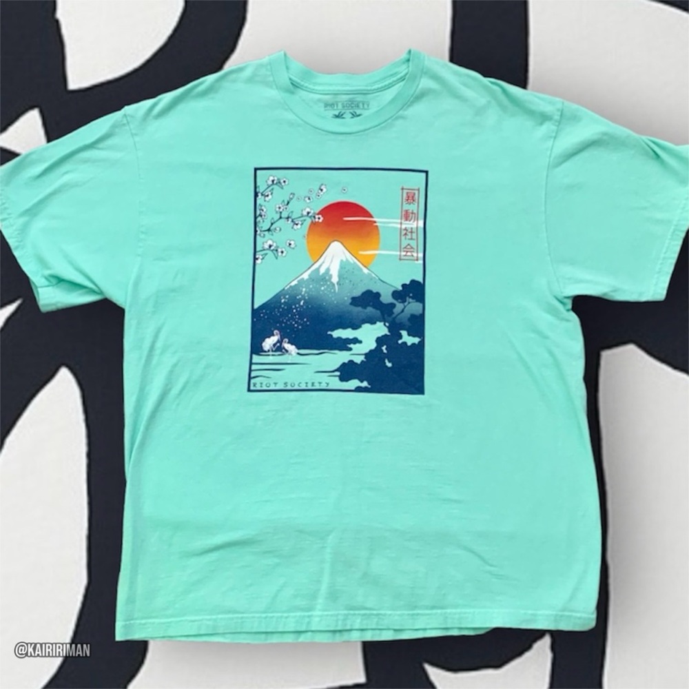 Riot Society Japan Mount Fuji T-Shirt